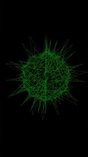 Abstract Virus Simulation Using Python Turtle