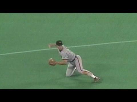 Cal Ripken Jr. makes diving stop at short
