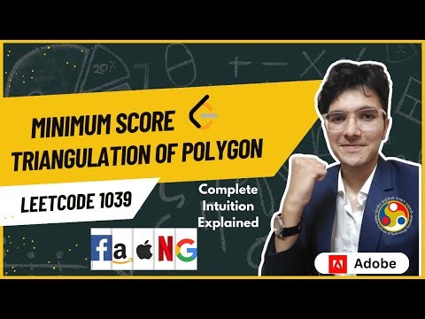 Minimum Score Triangulation of Polygon | LeetCode 1039 | Not a Medium Problem