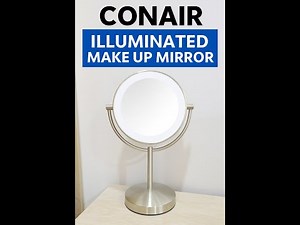 Conair LED Makeup Mirror 1X/10X 💡 Perfect Lighting for Your Beauty Routine!