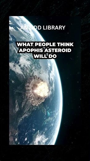 Apophis expectation vs reality #space #asteroid #apophis #earth #astronomy #anoddlibrary