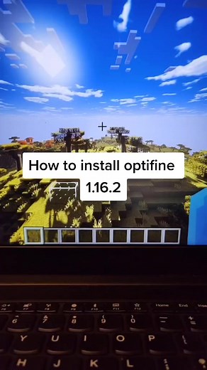 How to install optifine #optifine #mc #minecraft #minecraftupdate #fyp #foryou #follow #howto