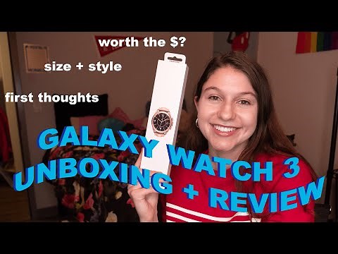 SAMSUNG GALAXY WATCH 3 UNBOXING + REVIEW | 41 mm Mystic Bronze