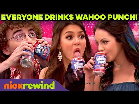 Victorious Characters Being Addicted to Wahoo Punch for 6 Min Straight | NickRewind