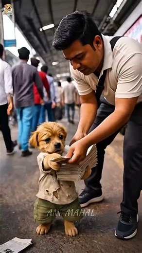 “Everyone Ignored This Stray Dog… Until One Little Girl Stopped 🥺🐾”