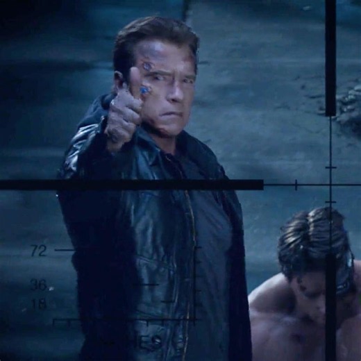 The Liquid Terminator transforms into a T-800 and engages in a fierce battle with the T-800. #shorts