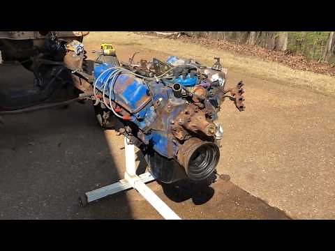Ford 351m/400 engine removal. Thez Nutz Garage Episode #7