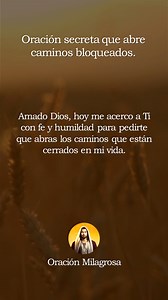 Oración secreta que abre caminos bloqueados 🙏 | Oración Milagrosa