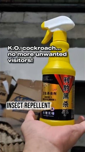 Fighting Cockroaches with Powerful Insect Repellent Spray | Pest Control Solution.