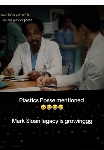 I love seeing Mark Sloan legacy growing with his plastic posse exclusive club | SEASON 22 EPISODE 4 #GreysAnatomy #markskoan #plasticposse #fyp #parati