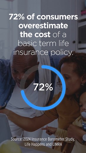 Primerica on Instagram: "Many people believe life insurance is more expensive than it actually is. A term life policy may be more affordable than you think! Get the facts & see how our term life insurance could fit your budget by connecting with a licensed Primerica representative at the link in our bio. Bit.ly/PriDisclosures"