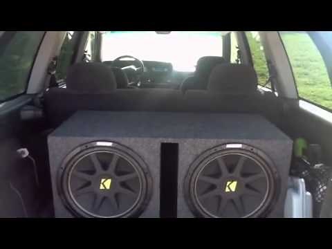 2 15" kicker Comps and Kicker 750.1 amp (930 watts)