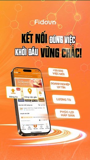 101 reactions | Đúng người, đúng việc – Tự tin bứt tốc cùng Fidovn https://www.fidovn.com/app/index.html?c=139 #fidovn #tuyendung #app #FidonvnApp #anculacnghiep | Fidovn | Facebook