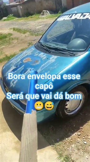 envelopamento de capô depois lanço o vídeo do envelopamento dele 🚀💙