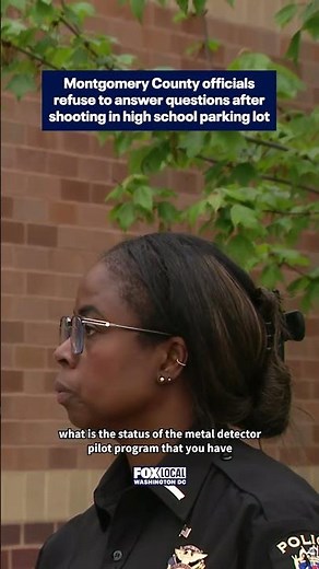 MoCo officials refuse to answer questions after shooting in high school parking lot