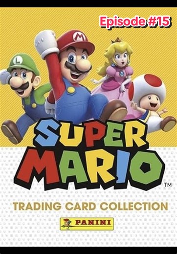 🍄 Super Mario Trading Cards 🍄 Follow for the full series! #AMSR #PaniniAlbum #TradingCards #SuperMario #Nintendo