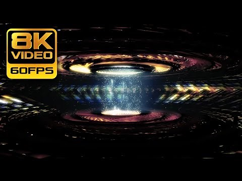 8K Transporter Arena ◉ Sci-Fi Motion Backgrounds ◉ 4320p Live Wallpaper- UHD Monitor Footage AA-vfx