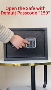 1.3 Cub Small Fireproof Safe for Home, Security Anti-Theft Fire Proof Safe Box with Spare Keys, Programmable Keypad and Alarm System, Digital Fireproof and Waterproof Safes for Document Money Medicine