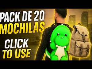 ✨ "EPIC BACKPACK PACK for FiveM 🎒 | 20 Prop Click to Use + SCRIPT"