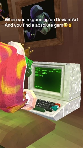 When you’re gooning on DeviantArt and you find a absolute gem🥹❤️‍🩹❤️‍🩹#fyp #animalcompany #goonight #skit #deviantartcrossover