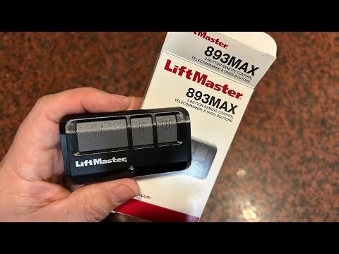 THE ONE Remote for ALL Liftmaster Openers! The 893MAX