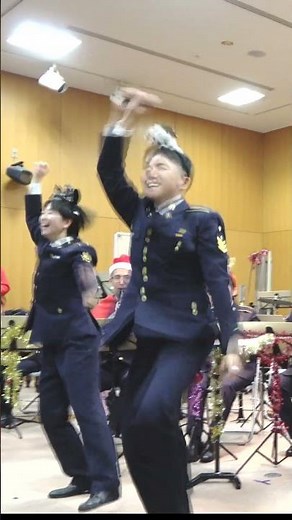 「ジャンボリミッキー」5 ダンス付き 指揮：林田広記 クリスマスコンサート 陸自中央音楽隊初級陸曹特技科程学生 りっくんランド 2025 #shorts