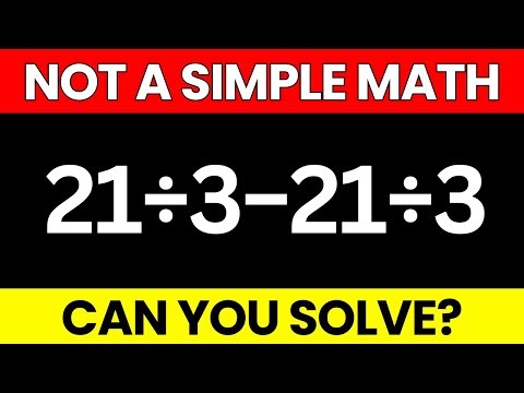 Only 1 in 5 Adults Solve This Math Problem Correctly!🔥