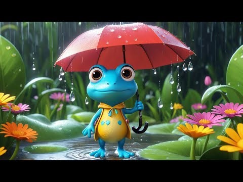 Raindrop Counting Song 💧🔢 Fun Kids Rhyme | Learn Numbers & Nature 2025 🌈🎶