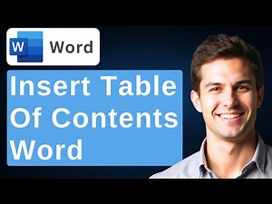 How To Insert Table Of Contents In Word (Step By Step) Microsoft Word Tutorial [2026 Guide]