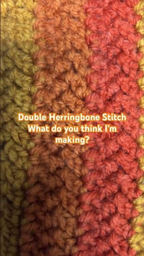 Double Herringbone Stitch crochet Pattern Video Tutorial Free PDF