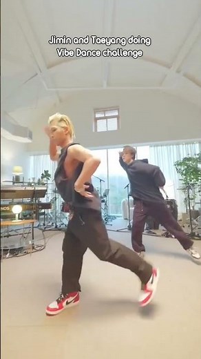 Jimin and Taeyang doing VIBE Challenge 🔥