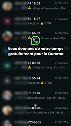 C'est ça, donner du temps à la Oumma...