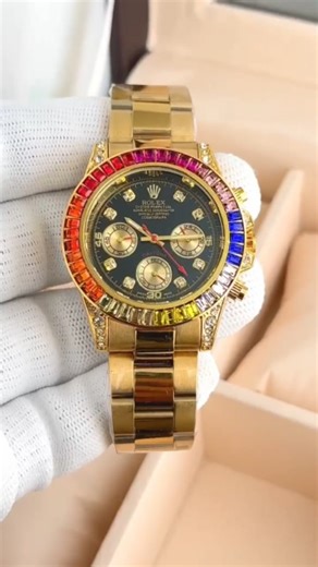 BRANDZTORE.IN on Instagram: "⌚ Rainbow Bezel. Bold Wrist. 🔥 Premium build | Chronograph style 📸 Same as shown COMMENT FOR PRICE AND DETAILS ✨ #watchlover #mensstyle #wristwear #luxurylook #ɪɴsᴛᴀʀᴇᴇʟs @brandztore.in"