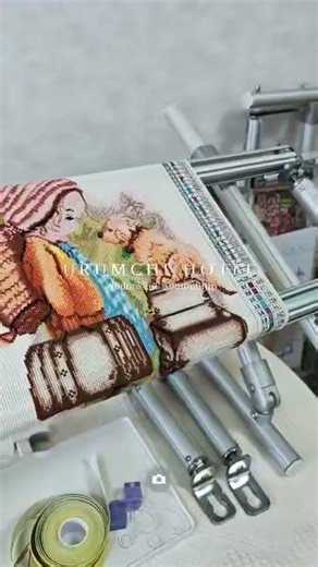 7 seconds to see this little corner of my embroidery