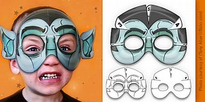 3D Halloween Vampire Mask