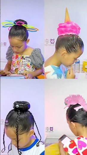Crazy Hair Day 😍🤪! Fun Ideas for Crazy Week!