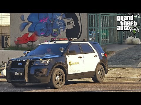 STRAIGHT OUTTA COMPTON | GTA 5 LSPDFR Police Mod | Los Angeles Sheriff