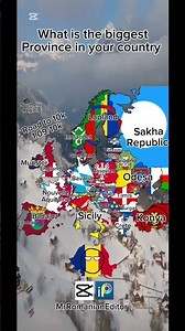 What is the biggest province in your country? #geographythroughmaps #europe #history #mapper