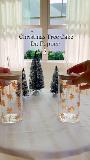 Christmas tree cake Dr peppers??!! 🤯 Christmas tree cake creamer!!! It’s so good have you tried it?!! #dirtydrpepper #drpepper #holidaydrinks #holidaydrink #christmasrecipes | Kelly Ann Schwartz