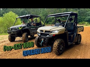 2024 CFMOTO UFORCE 1000 vs Kawasaki Mule Pro FXT 1000 LE Trail Riding