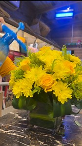 Mushroom yellow flower design #komi #flowerarrangement #florist | Komi Bee