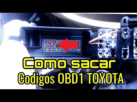 Como Sacar Codigos de Falla OBD1 en Autos Toyota