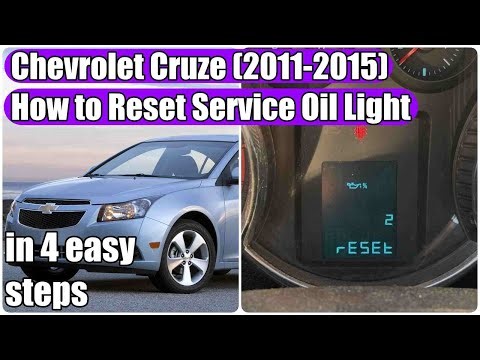Chevrolet / Holden Cruze, Daewoo Lacetti Premiere 2011-2015 How to Reset Service Oil Light (code 82)