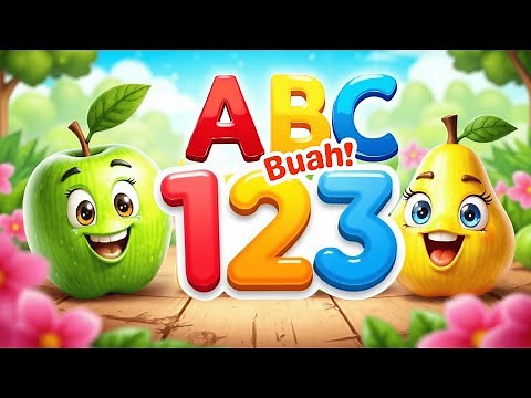 🔴 LIVE: Belajar Angka & Buah A–Z untuk Anak PAUD 🎵🍏