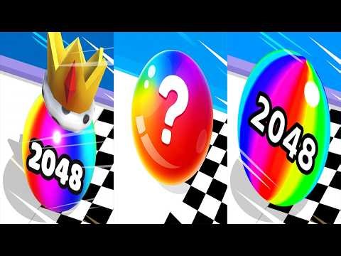 Ball Merge 2048 VS Ball Master 2048 VS Ball Run 2048 - All Levels Gameplay Android iOS Ep 1