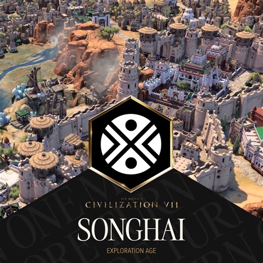 23K views · 293 reactions | Reap the riches of 퐒퐎퐍퐆퐇퐀퐈  Trade on Navigable Rivers can't be plundered  Gold Bangles Infantry dominate on Resource tiles ️ Tomb of Askia adds Resource Capacity & yields Learn more: 2kgam.es/3OBGd8N | Sid Meier’s Civilization | Facebook