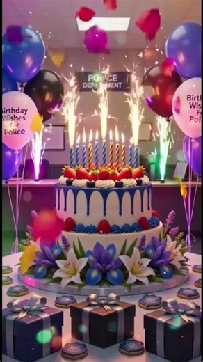 Birthday Song For Police Officer! Birthday Wishes For Police Officer! #birthdaysong #birthdaycake