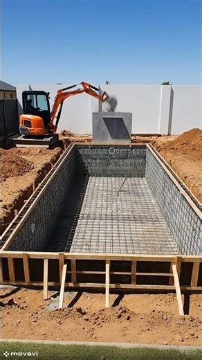 Luxury Backyard Pool Transformation | Satisfying Modern Pool Build Timelaps#trending #shartfeed