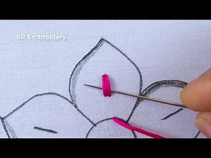 Modern Hand Embroidery New Fancy Elegant Flower Design Needle Work With Easy Sewing Tutorial