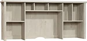 Sauder Costa Hutches + Returns, Desk Hutch with Adjustable Shelf, Credenza Desk Hutch - Chalked Chestnut Finish